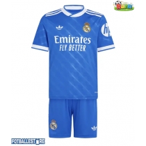 Real Madrid David Alaba #4 Tredjedraktsett Barn 2025-26 Kortermet (+ Korte bukser)